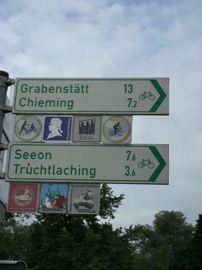 סיאון-זיברוק Ferienwohnung Seebruck Am Chiemsee מראה חיצוני תמונה