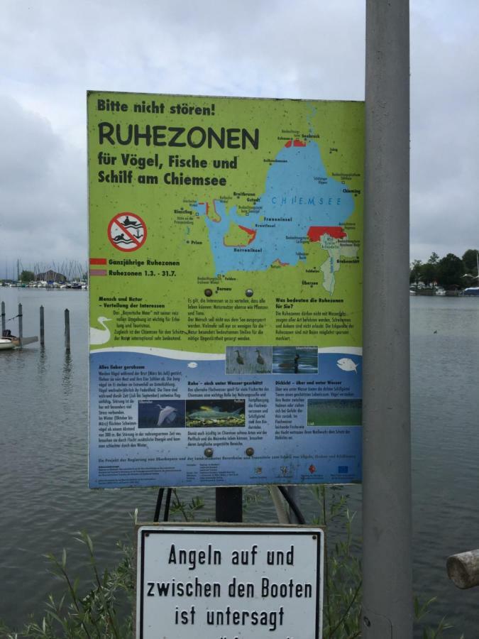 סיאון-זיברוק Ferienwohnung Seebruck Am Chiemsee מראה חיצוני תמונה
